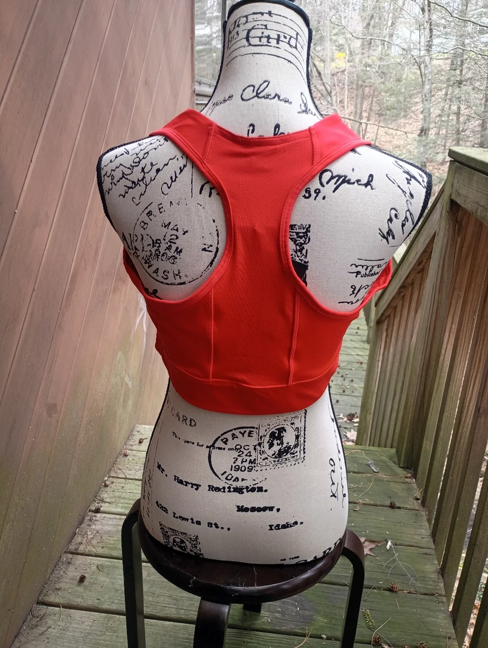 #1106 Reebok Sports Racerback Bra - Picture 3 of 8